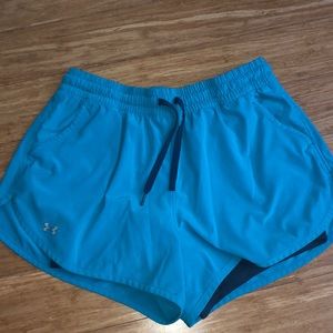 Teal Running shorts